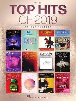 cover image of Top Hits of 2019 Ukulele Songbook